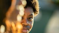 African American girl's portrait